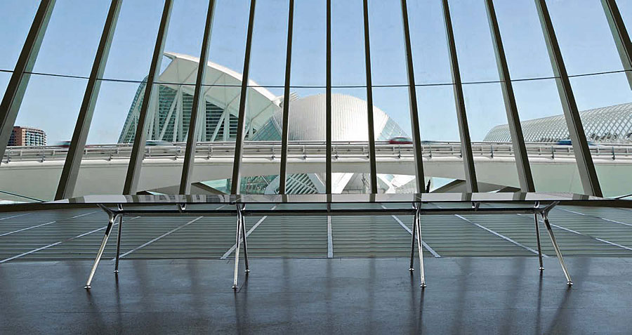 La Vue depuis la Galerie Supérieure — Ciutat de les Arts i les Ciències