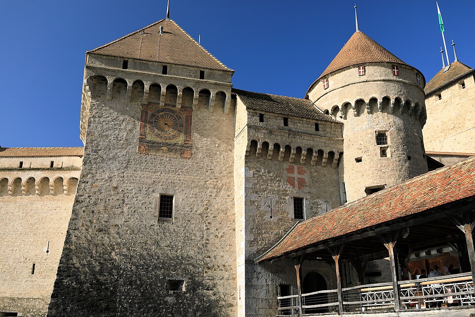 La porte fortifiée — Château de Chillon