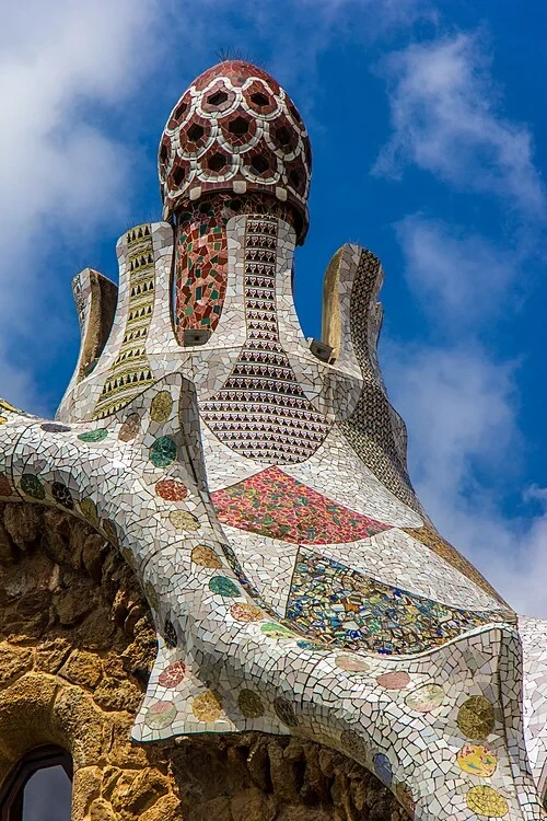 O Telhado de Mosaico Trencadís