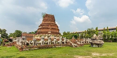 Temple Thammikarat — Ayutthaya Historical Park