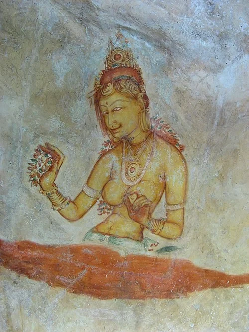 Nymphes célestes — Sigiriya Rock Fortress