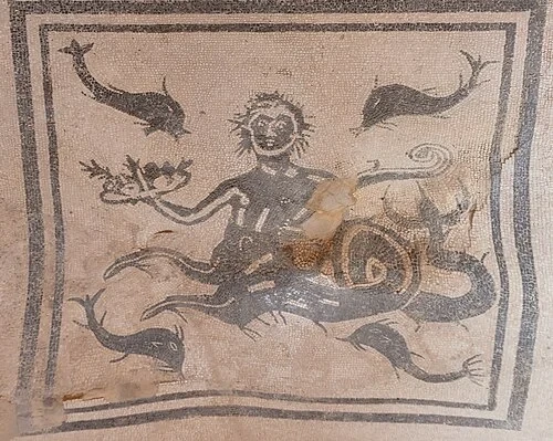 Mosaïque du Triton — Herculaneum