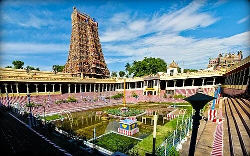 Le bassin du temple — Meenakshi Temple