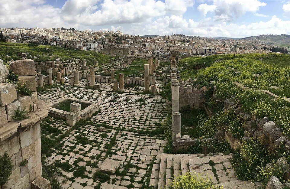 ساحة النافورة — Jerash