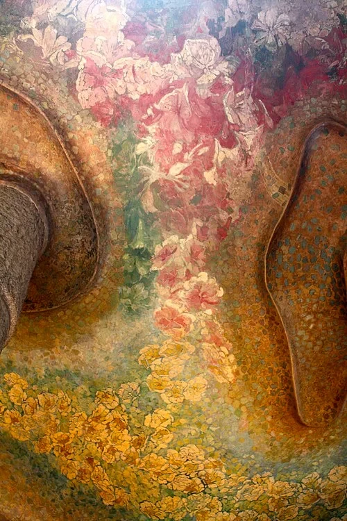 Details of the Floral Ceiling