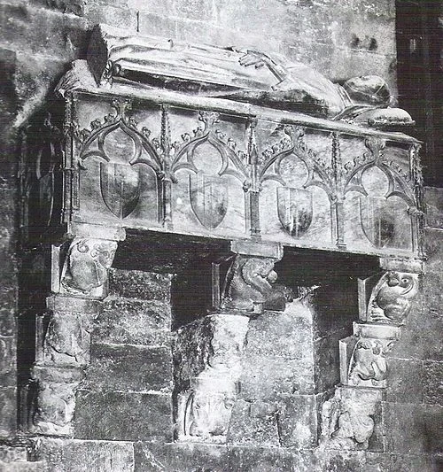 Sépulcre d'Ermessende de Carcassonne — Catedral de Girona