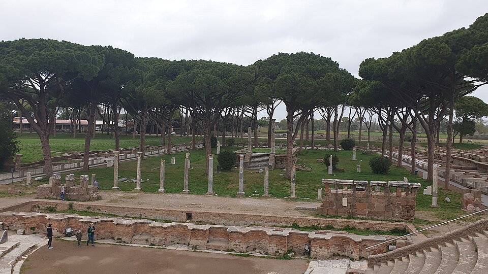 Square of the Corporations — Ostia Antica audio guide stop