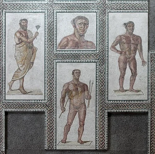 The Athlete Mosaics — Terme di Caracalla audio guide stop