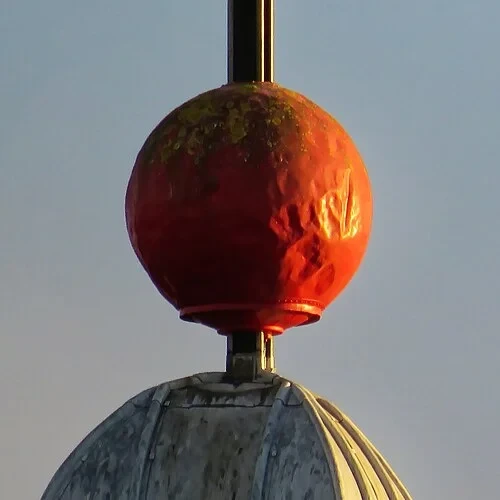 La boule horaire rouge — Royal Observatory, Greenwich