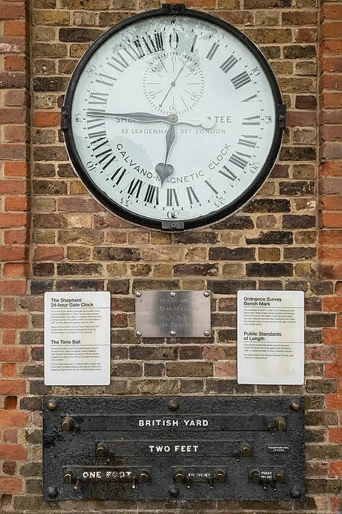 Étalons publics de longueur — Royal Observatory, Greenwich