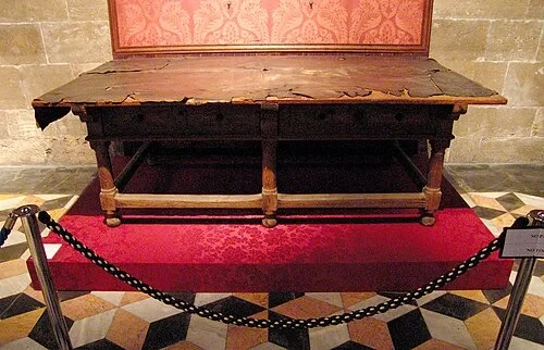 La table bancaire — Llotja de la Seda
