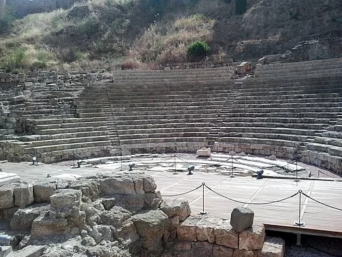 La scène reconstituée — Teatro Romano de Málaga