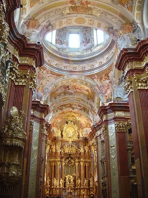 La coupole centrale — Melk Abbey
