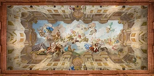 Fresque du Triomphe de la Raison — Melk Abbey