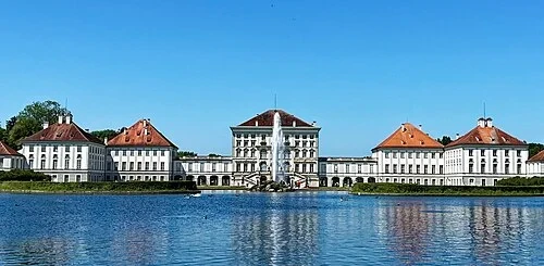 La facciata del Castello di Nymphenburg