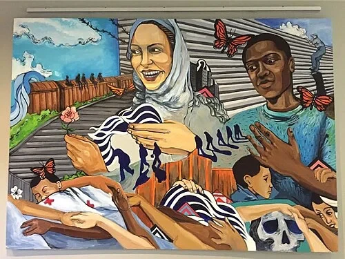 Une tapisserie moderne — Ellis Island