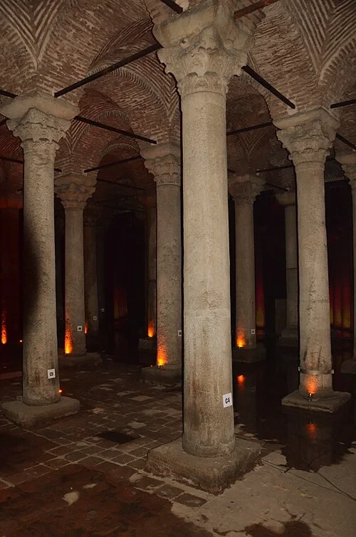 La forêt de colonnes — Basilica Cistern