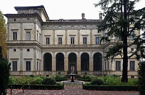 La cour en forme de U — Villa Farnesina