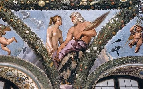 Vénus et Jupiter — Villa Farnesina