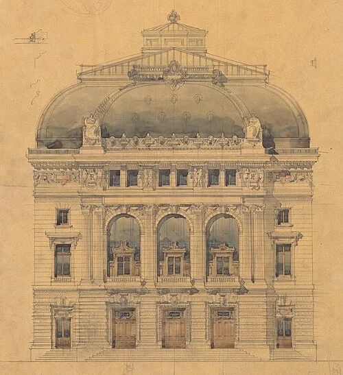 La vision de l'architecte — Opéra-Comique