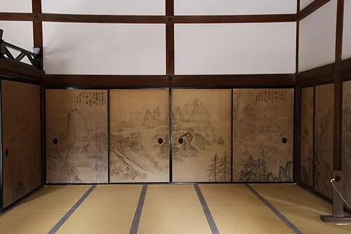 Mountain Landscape Screens — Ryōan-ji audio guide stop