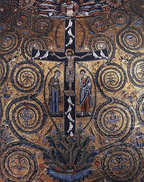 Dettaglio della Croce Vivente