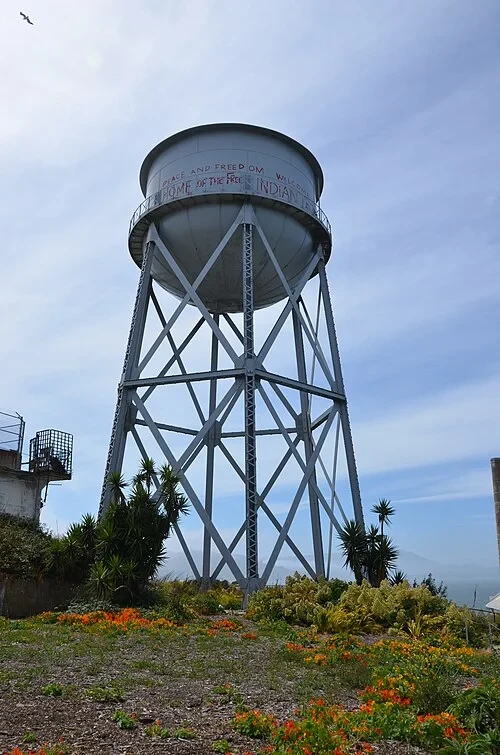 Le château d'eau — Alcatraz Island, Alcatraz