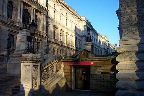 L'entrée du bunker — Churchill War Rooms