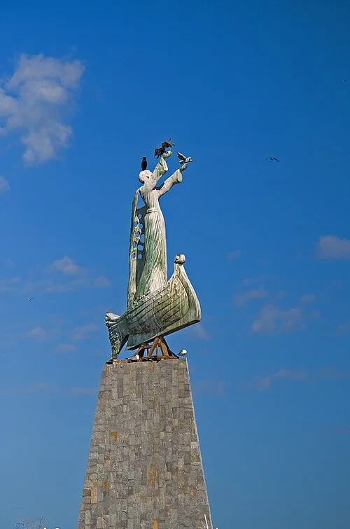 Homme avec bateau, Nesebar