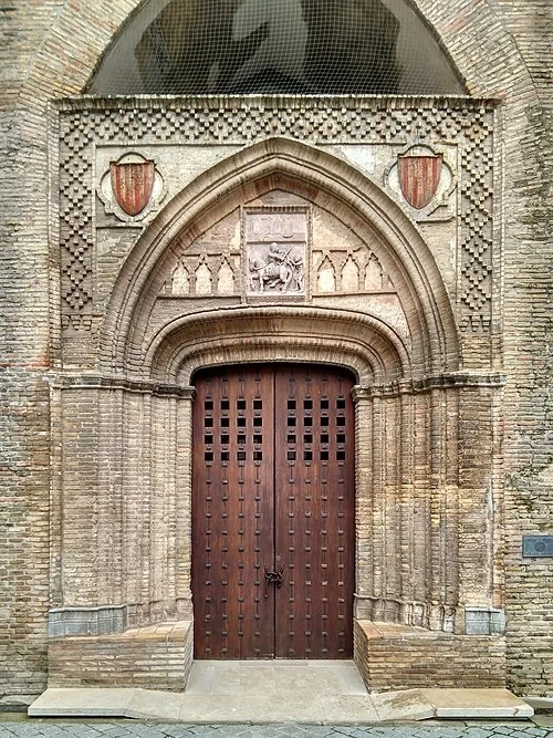 Le portail de Saint-Martin — La Aljafería, Palacio de la Aljafería