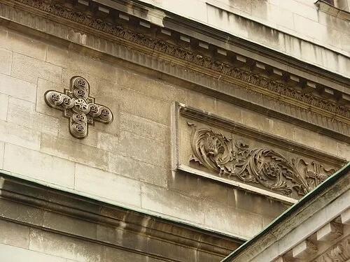 Facade Stone Crosses