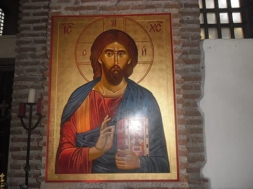 Icon of Christ Pantocrator — Saint Sophia Church, Sofia audio guide stop