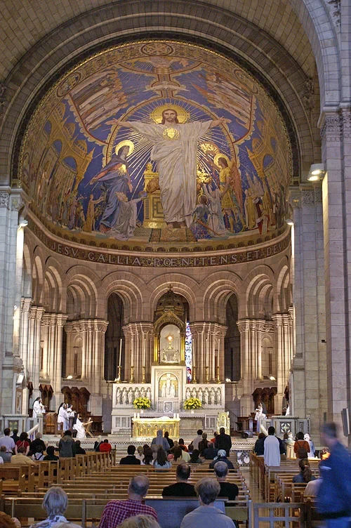 Cristo in Maestà nella Basilica del Sacro Cuore di Montmartre