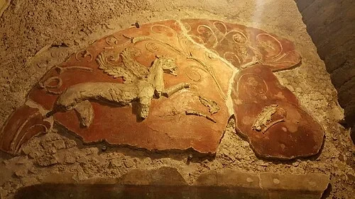 Stucco Relief of the Griffins
