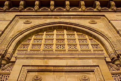 Les écrans Jali complexes — Gateway of India