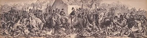 La rencontre de Wellington et Blücher après la bataille de Waterloo — Palace of Westminster