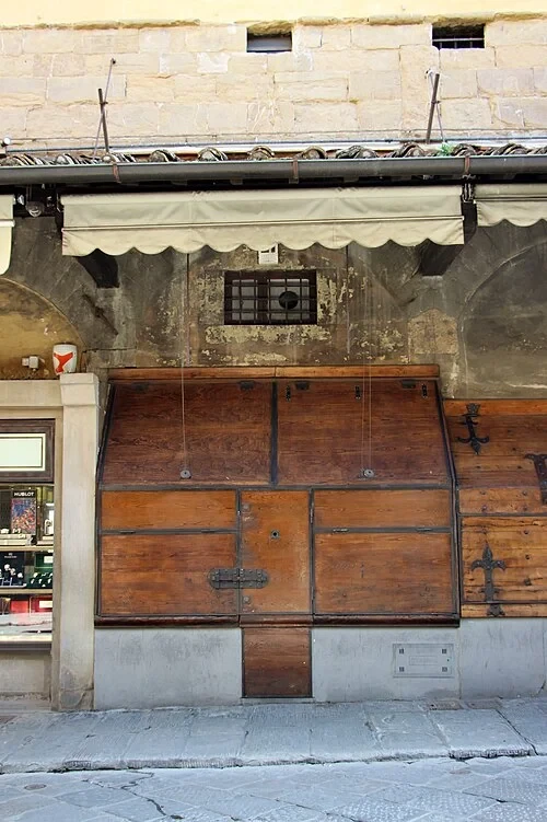 Les volets d'atelier traditionnels — Ponte Vecchio