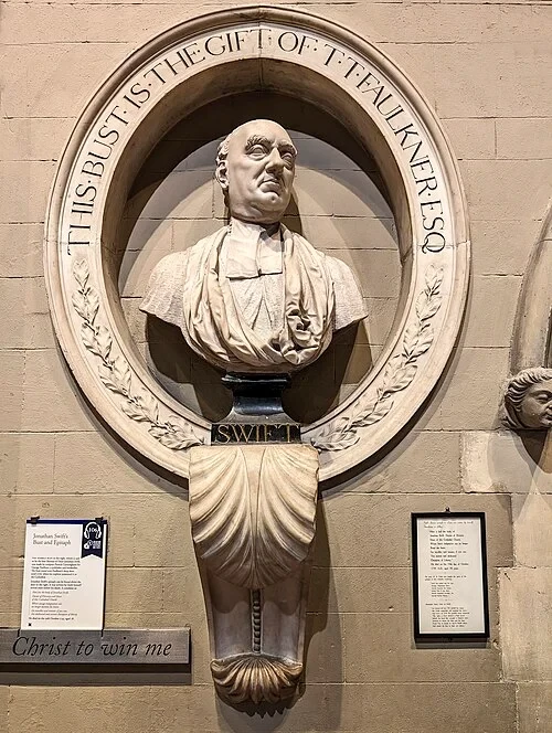 Memorial to Jonathan Swift — St. Patrick's Cathedral audio guide stop