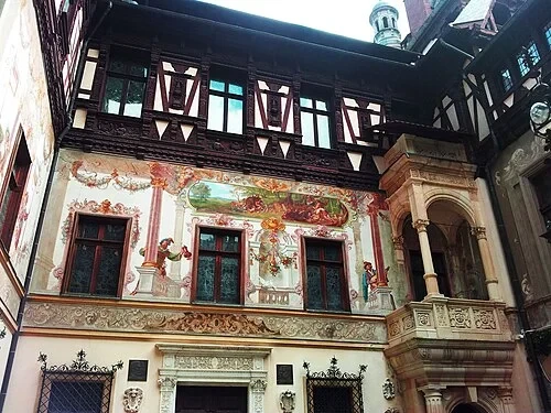 The Courtyard Frescoes — Peleș Castle audio guide stop