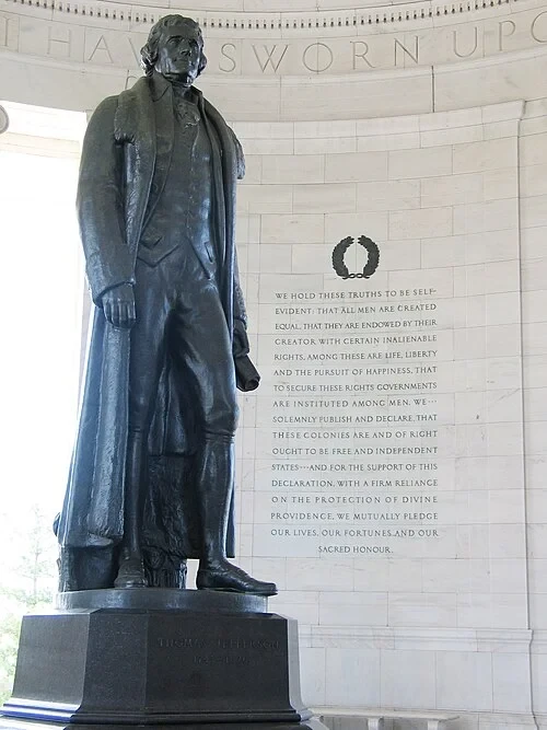 Le panneau de la Déclaration — Jefferson Memorial