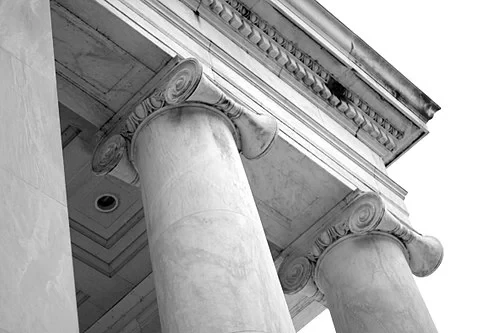 Les chapiteaux ioniques — Jefferson Memorial