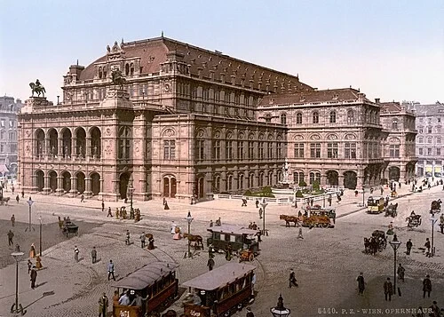 Il teatro dell'opera nel 1900