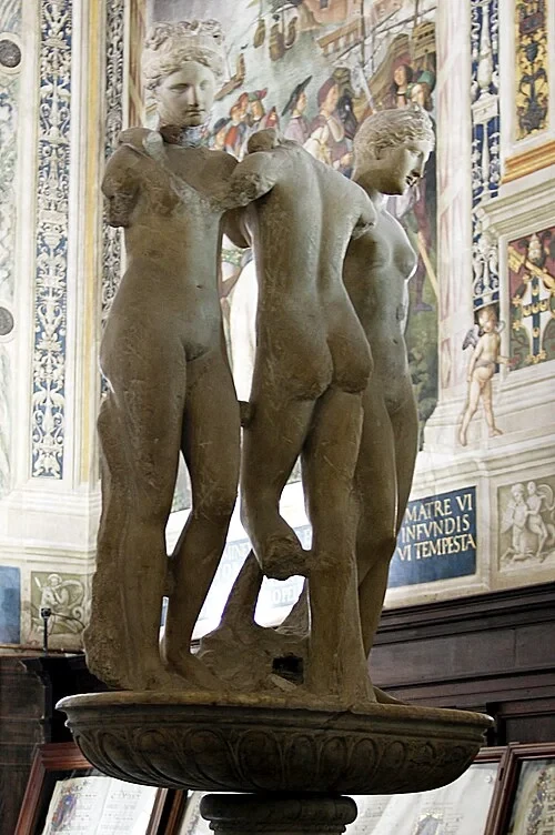 Die Drei Grazien — Siena Cathedral