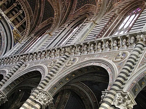 Der Papstfries — Siena Cathedral
