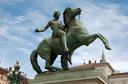 Equestrian Statue of Castor — Palazzo Reale di Torino audio guide stop