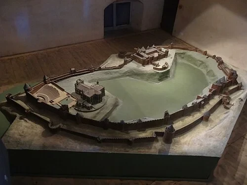 Maquettes de la cité médiévale fortifiée de Carcassonne — Cité de Carcassonne