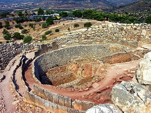 Cercle des tombes A, Mycènes — Mycenae Archaeological Site