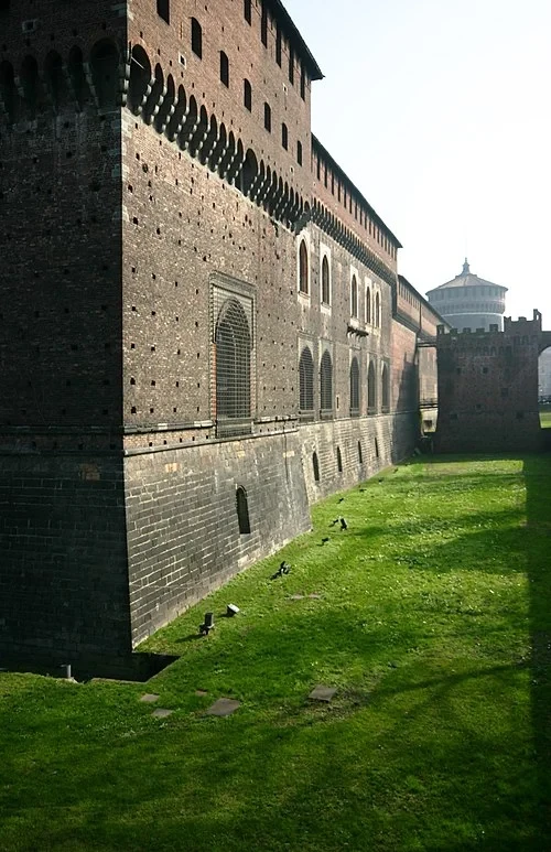 Der Verteidigungsgraben — Castello Sforzesco