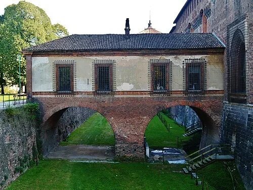 Die Privatbrücke des Herzogs — Castello Sforzesco