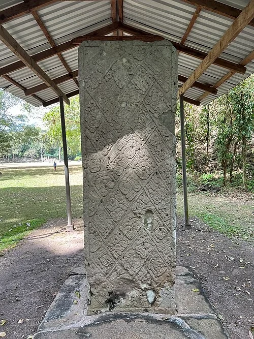 Stèle J — Copán Archaeological Site